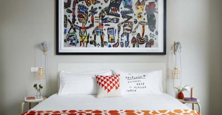 Art Meets Luxury Hotel at The Larwill Studio