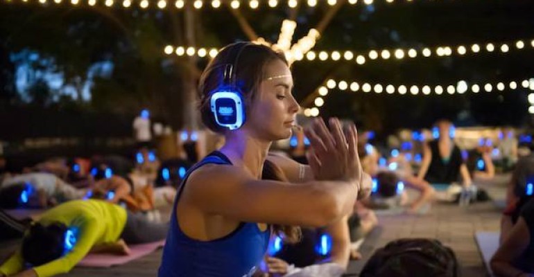 Glow In The Dark Yoga Hits Sydney