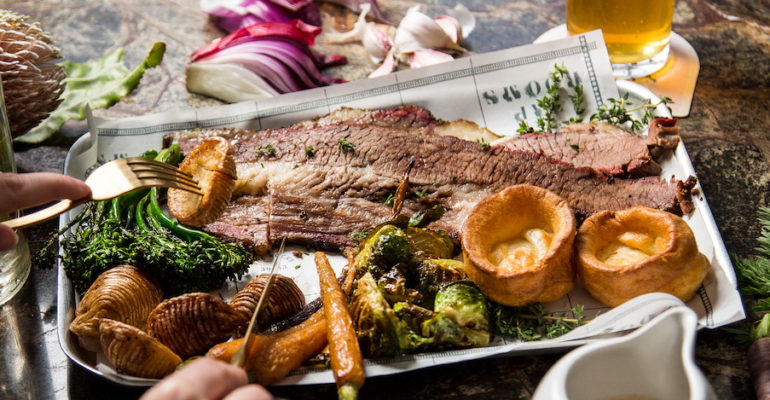 Endeavour Tap Rooms serves the Best of Britain with its winter Sunday Roast