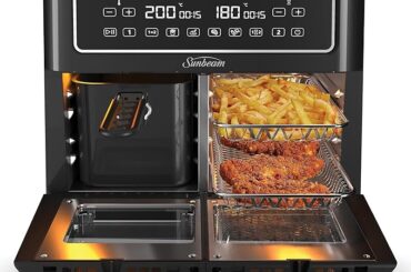 Product Review: Sunbeam Multi Zone Air Fryer Oven – convertable, fast and great for entertaining