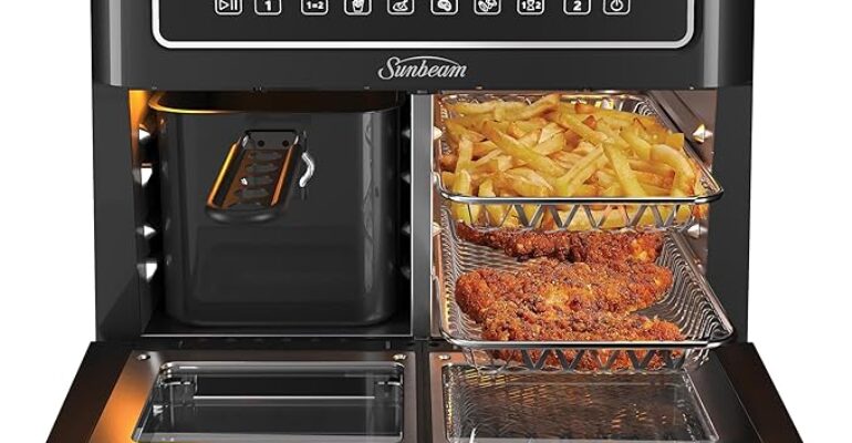 Product Review: Sunbeam Multi Zone Air Fryer Oven – convertable, fast and great for entertaining