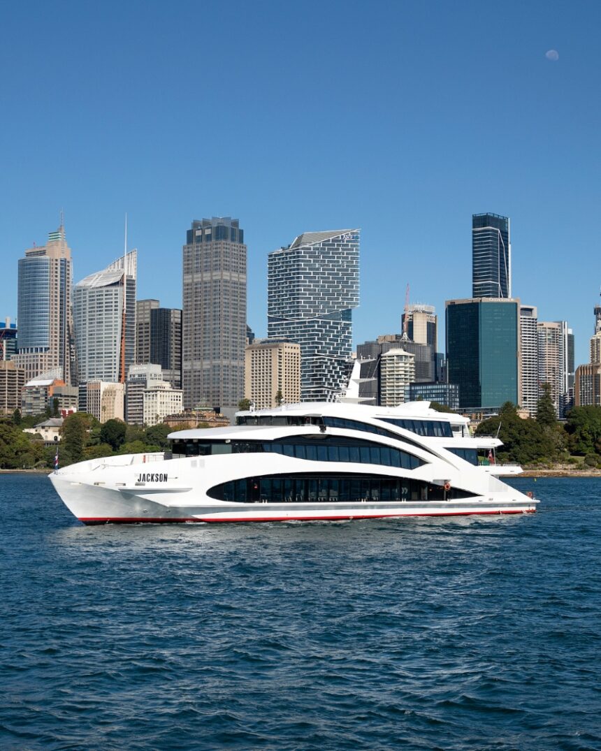 Experience Ultimate Summer Luxury in Sydney: Enjoy Veuve Clicquot on The Jackson Superyacht