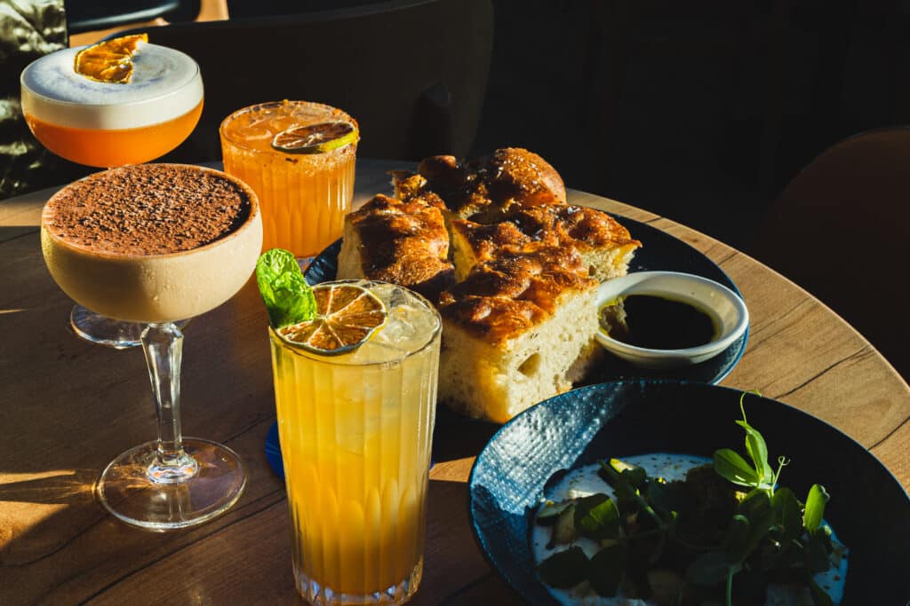 Cocktails and shared plates at Hampton Hotel Hampton