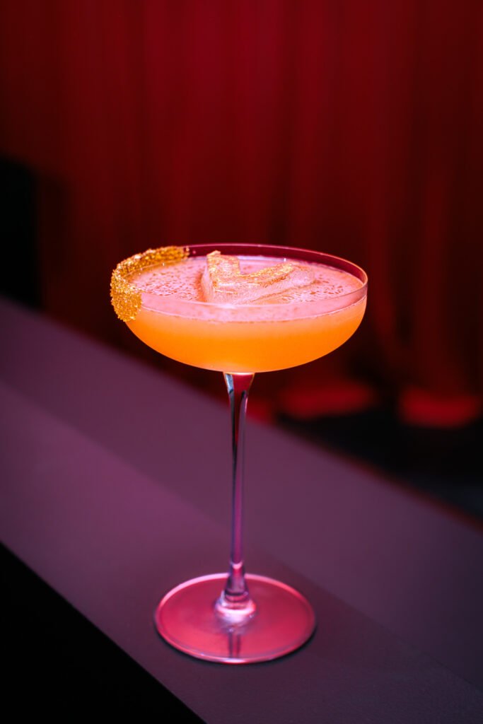 Cocktails served at Viva Melbourne before the Scandal show