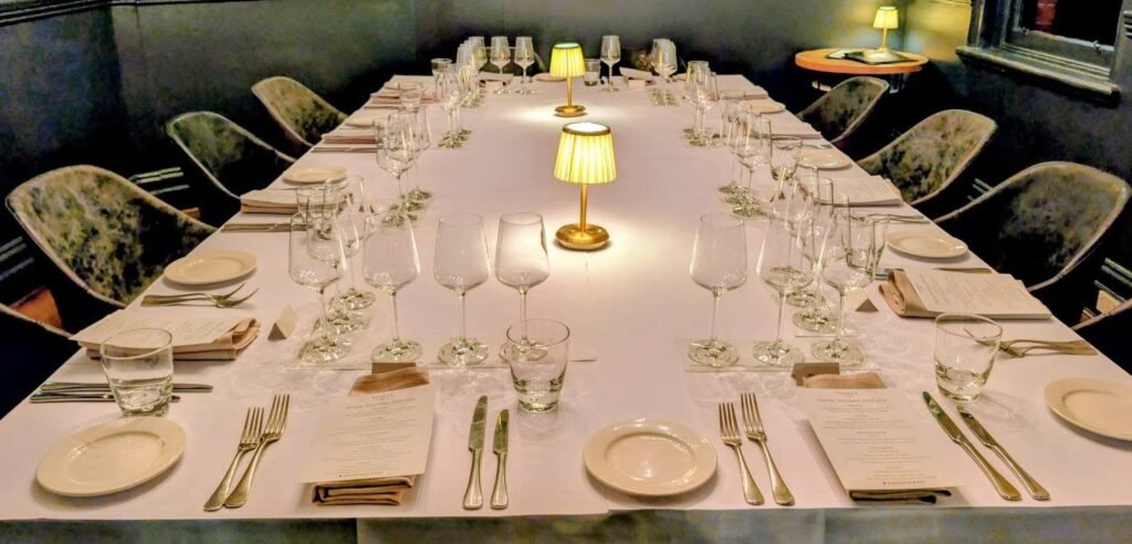 Vivace Brighton perfectly set dining table