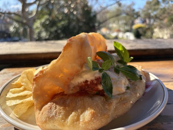 Foccacia pocket as part of the Surry Hills love letter
